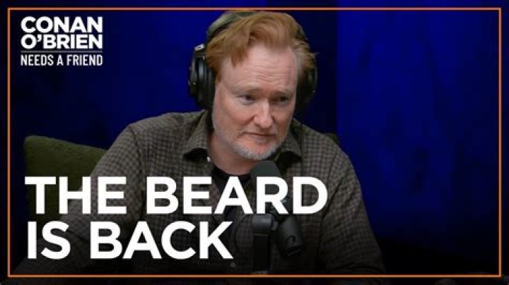 Like it or Not? Conan O’Brien With Facial Hair?