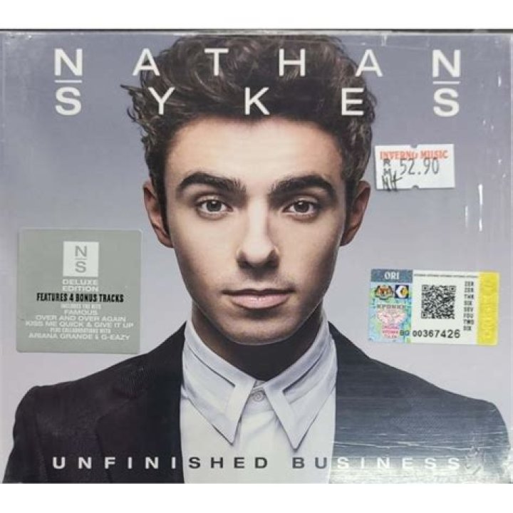 Nathan Sykes reveals 'Unfinished Business' album artwork